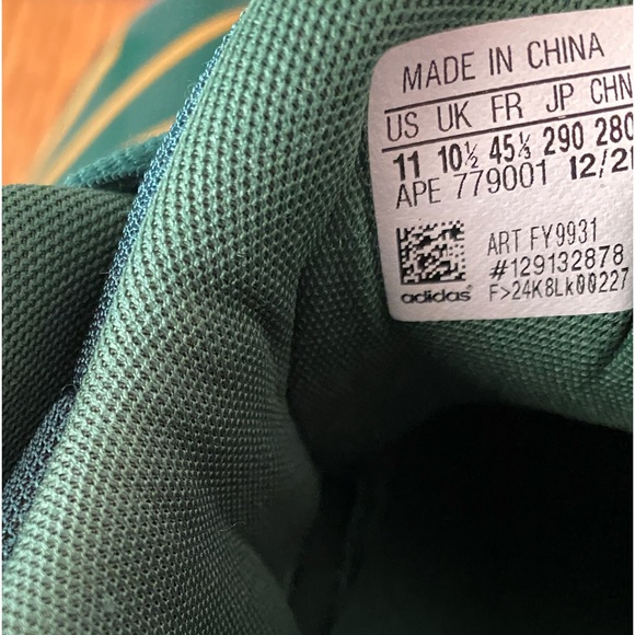 adidas TMAC 2 Restomod Evo SVSM Green/Gold Basketball Shoe SZ 11 - Picture 7 of 13